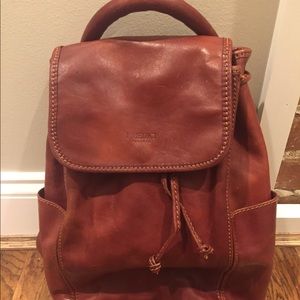 medici leather backpack